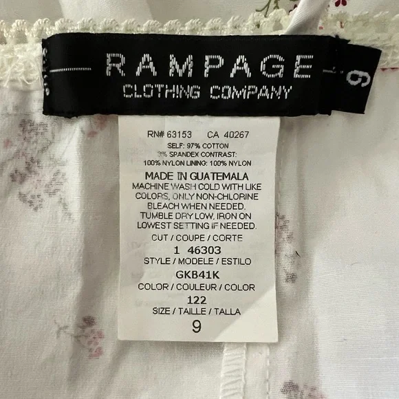 Vintage 90s Y2K Rampage Floral Coquette Cottagecore Fairy Dress - Picture 6 of 8